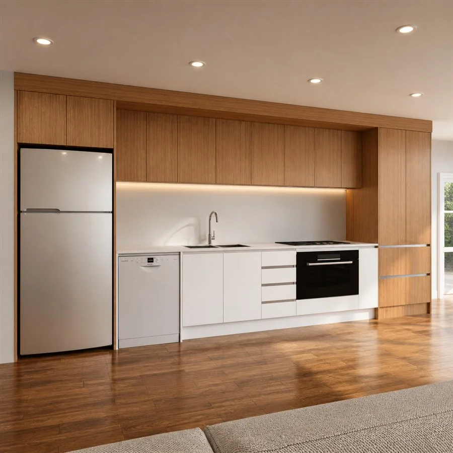 Contemporary indoor kitchen design