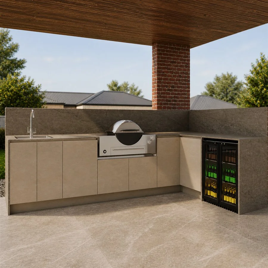 Contemporary outdoor kitchen design