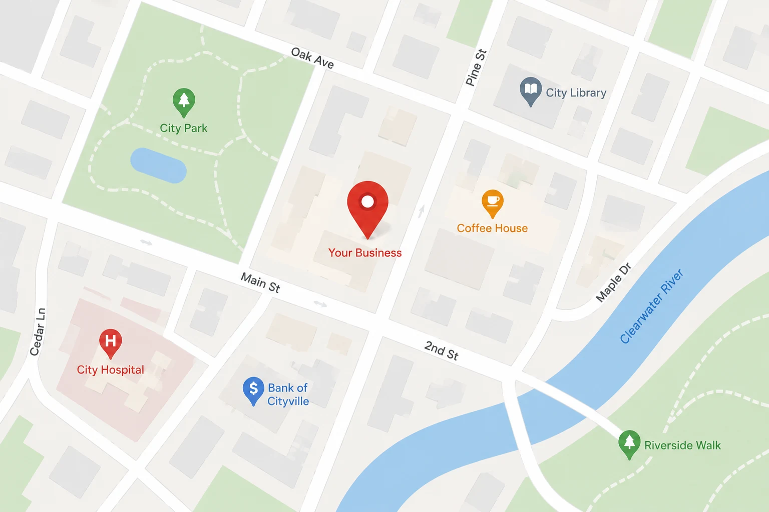 Illustrated map representing the Unterro partner network