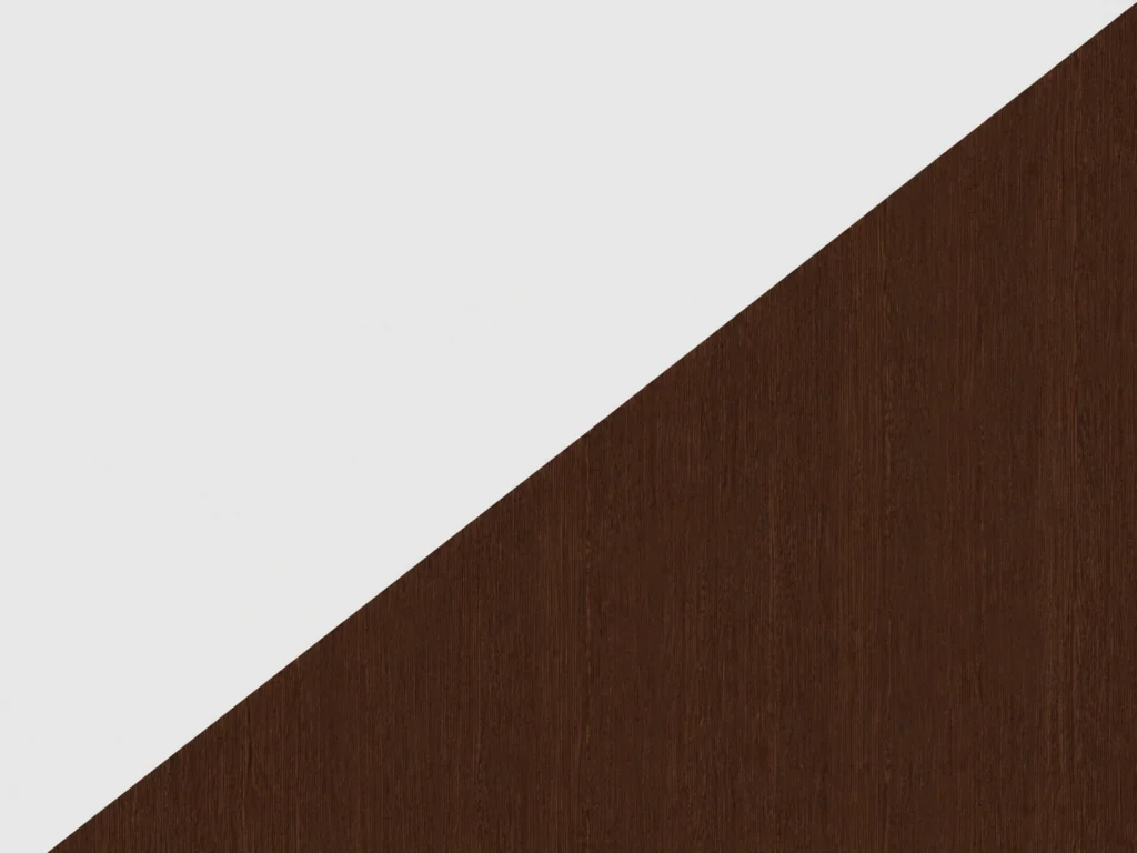 Alabaster White + Wenge