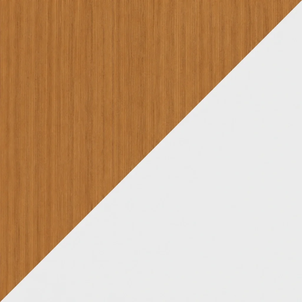 Oak +Alabaster White